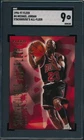 MICHAEL JORDAN 1996-97 FLEER STACKHOUSE'S ALL-FLEER SGC 9 MINT INSERT CARD #4!
