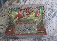 2022 Playbook Goal Line Graphs Jeff Garcia autograph auto 21/99 49ERS 