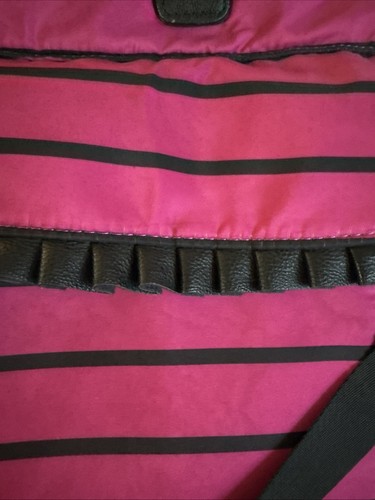 Betsy Johnson große Wickeltasche mit Wickelunterlage Top Zustand!  Rosa Schwarz - Bild 12 von 12