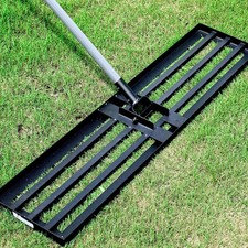 Lawn Leveling Rake 213cm Heavy Duty Levelawn Tool Soil Sand Dirt Leveler