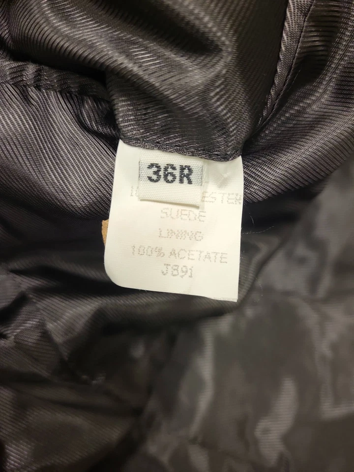 Chaqueta Blazer Gianfranco Ruffini Italia Gamuza Para Hombre 36R Marrón Abrigo Deportivo Italiano Foto 2 de 4