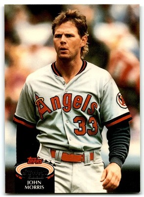 1992 Stadium Club John Morris California Angels #796