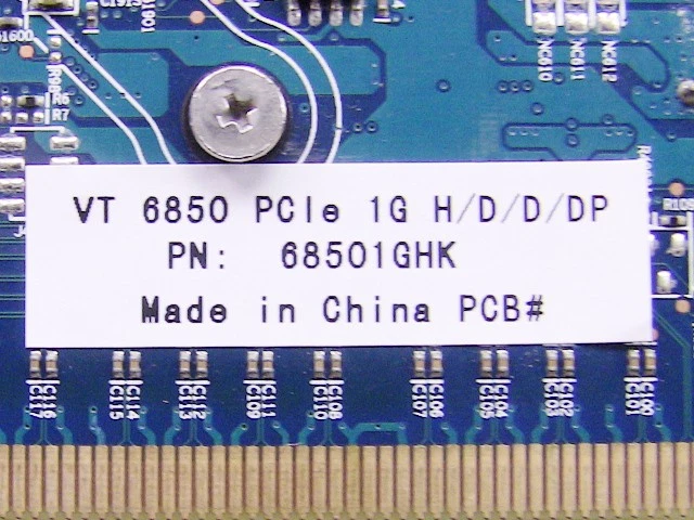 Dell OEM VisionTek Radeon HD 6850 1GB GDDR5 Desktop Video Card 9XD38 69R5D - Image 3 of 3