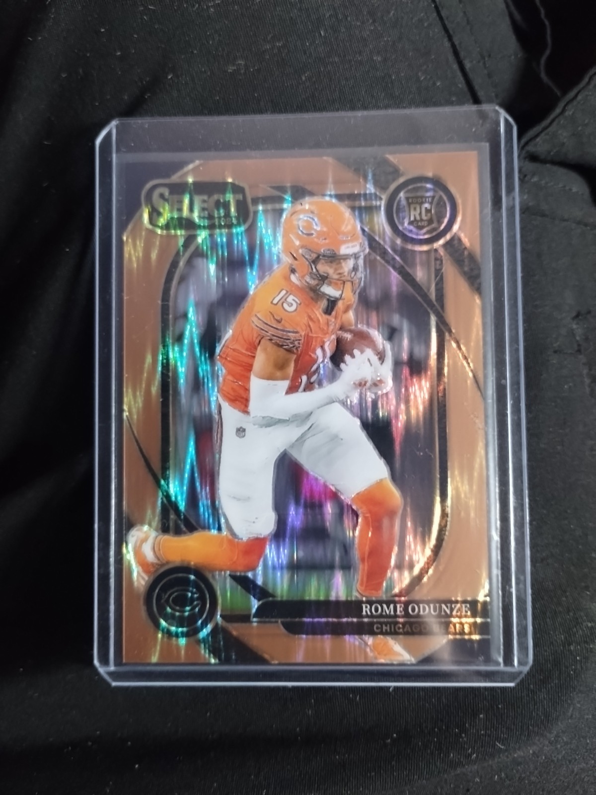 2024 Panini Select - Club Level Rome Odunze #236 Copper Shock Prizm /299 (RC)