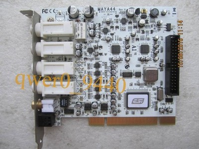 1pc Used Maya 44 Sound Card ESI MAYA44 Stable White Version