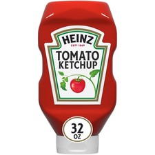 Heinz Tomato Ketchup, 32 oz Bottle 32 Ounce Pack of 1 , red