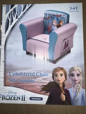 DELTA CHILDREN KIDS CHARACTER UPHOLSTERED CHAIR DISNEY FROZEN II - PINK/BLUE