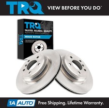 TRQ Rear Disc Brake Rotor Driver & Passenger Side LH RH for BMW 3 4 Series