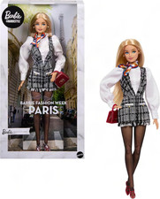 Fashion Week Paris Style Doll with Black & White Romper and Accessories