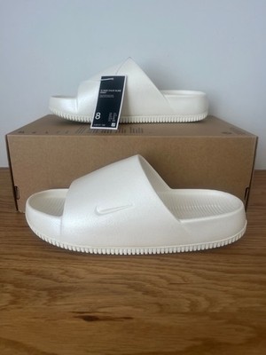 Nike Calm Slide Print Pale Ivory W Claus Größe 8 39 Neu HJ8157-100