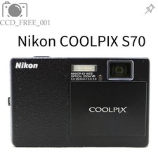 Nikon COOLPIX S70 12.1MP 5x Optical CCD Vintage Digital Camera Black
