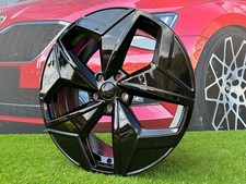 4 x 19 Inch 5x112 Andoya Style Black Wheels: Fits For Volkswagen ID.3 ID.4 ID.5