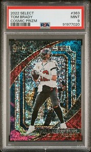 2022 Select Tom Brady Cosmic Prizm Suite Level PSA 9