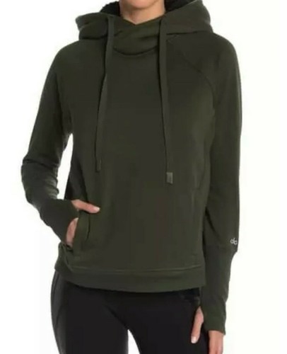 faux shearling lined hoodie