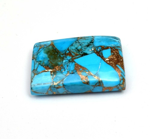 23.20 Ct Natural Arizona Blue Copper Turquoise Cabochon Loose Gemstone For Ring