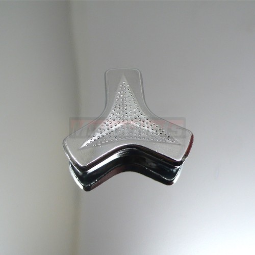 Tuerca de ala de filtro de aire tribar cromada 3 piezas 1/4"-20 Chevy Ford Mopar 350 454 Hot Rod - Imagen 4 de 7