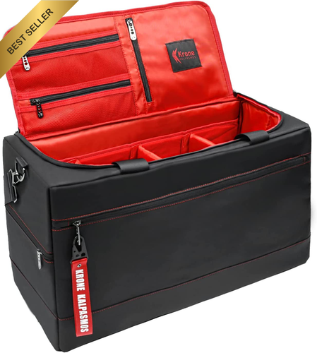 Sneaker Bag for Travel, Multi-Functional Duffel with 3 Dividers, Black - Picture 10 of 12