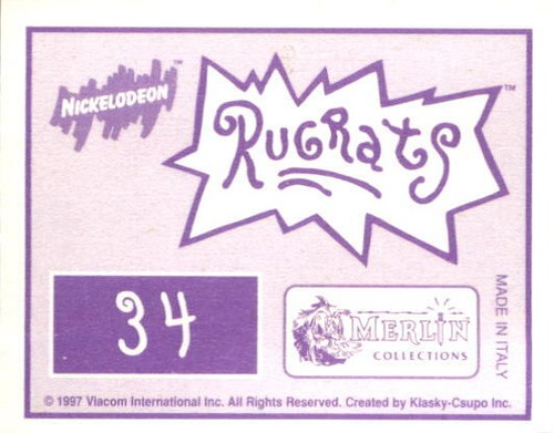 Rugrats Nickelodeon Stickers Card YOU PICK 1997 Merlin Sticker Book Like Panini - Picture 69 of 349