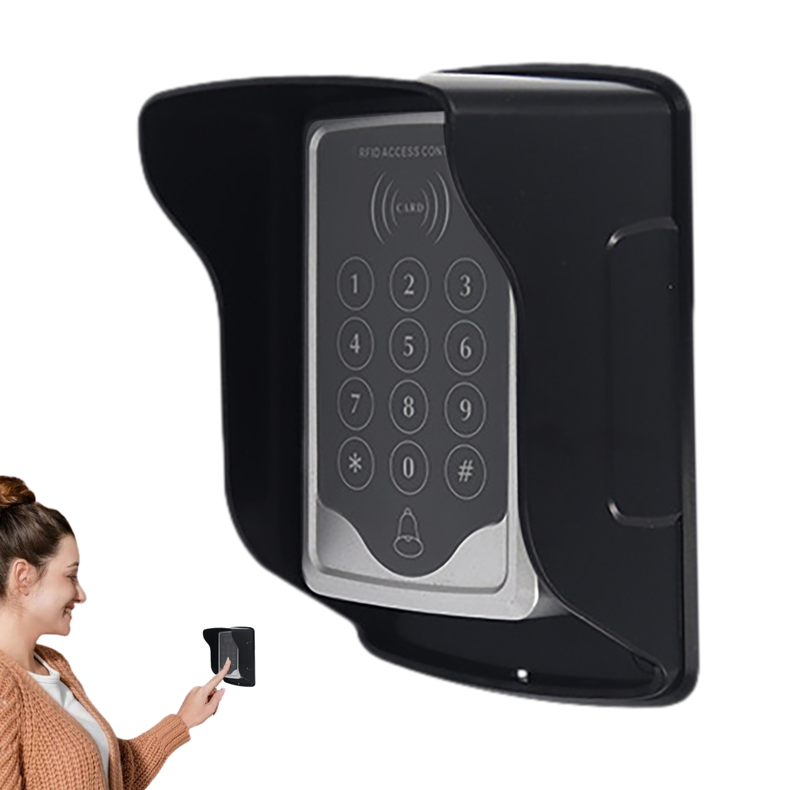 Doorbell Waterproof Cover Ring Doorbell Anti-Glare Cover Weatherproof great gift-image