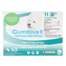 Combiva II for Dogs 11-20 lbs (3 dose) | same active ingredients as Advantage II