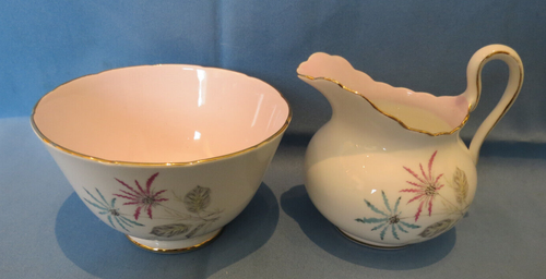 Vintage Royal Chelsea Fine Bone China Trio x3 + Milk Jug & Sugar Bowl - Picture 11 of 15