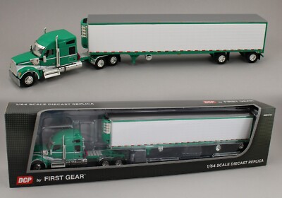 DCP 1:64 *GREEN & WHITE* Kenworth W990 Mid Roof w/53