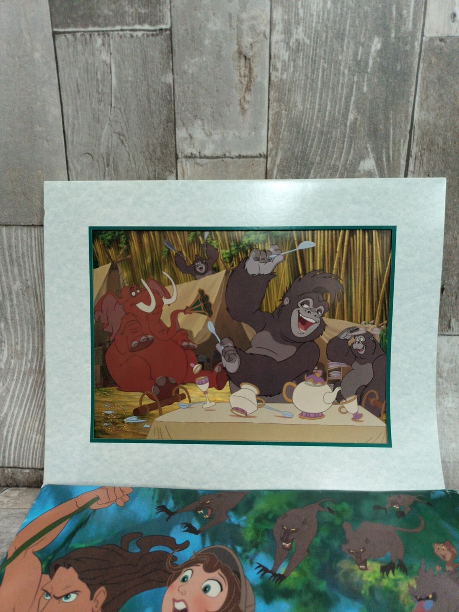 Vtg Disney's Tarzan Lithograph from the 2000 Collection Disney