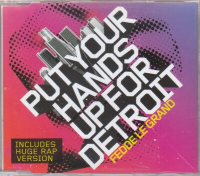 Put your Hands up for Detroit Audio CD Radio Edit Featuring King Gordy & Bizarre