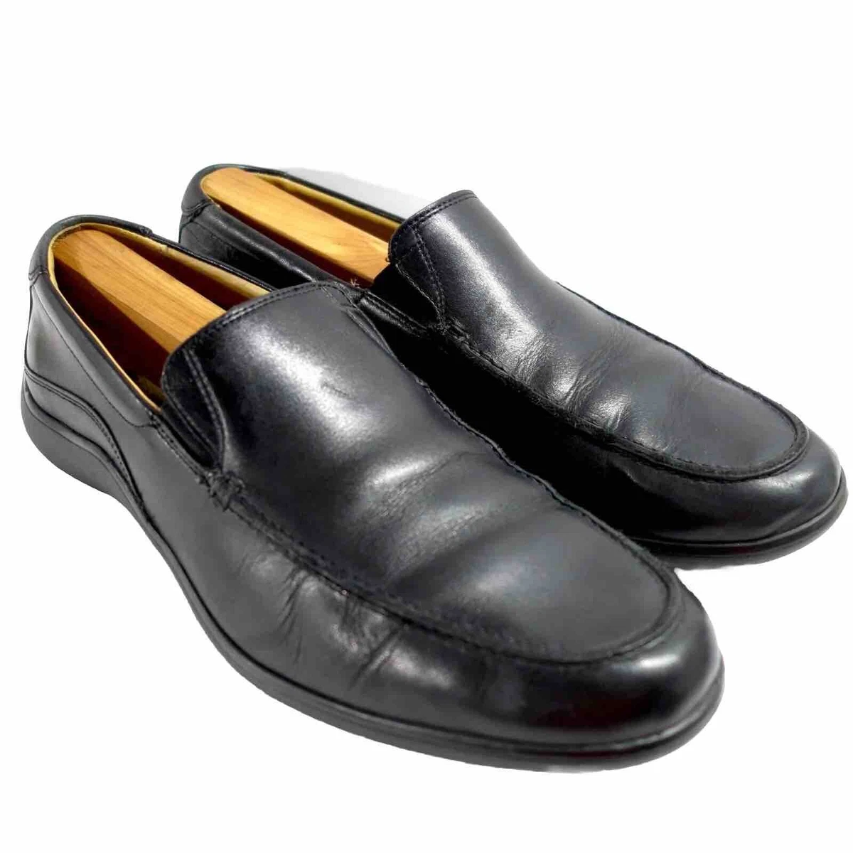 Cole Haan Dalton 2 Gore Black Leather Slip On Loafers Mens 10