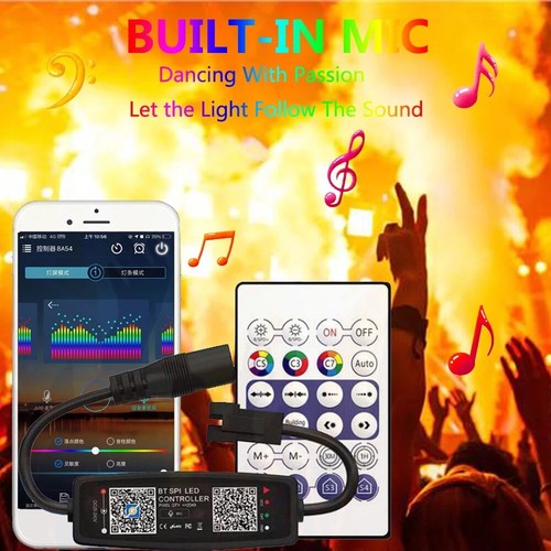 WS2812B WS2811 LED Strip RF Bluetooth-compatible Music Controller 28key Remote - Picture 8 of 14