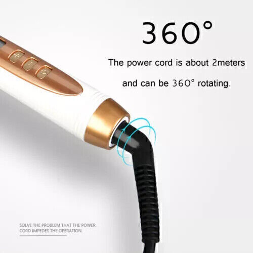 9-32MM Curling Iron Professional Ceramic Hair Curler LED Wand Salon Tongs Styler - Picture 5 of 24