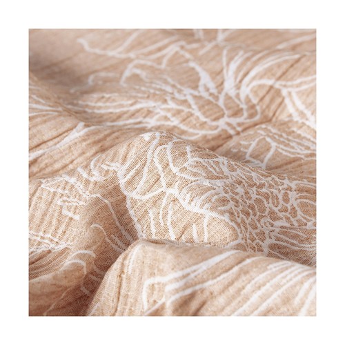 Chezmoi Collection Katrina 6-Piece Floral Comforter Set Queen Size, Coral/Whi... - Picture 6 of 9