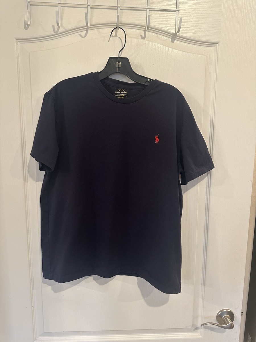 Polo Ralph Lauren Men's navy blue Jersey Short Sleeve Tee T