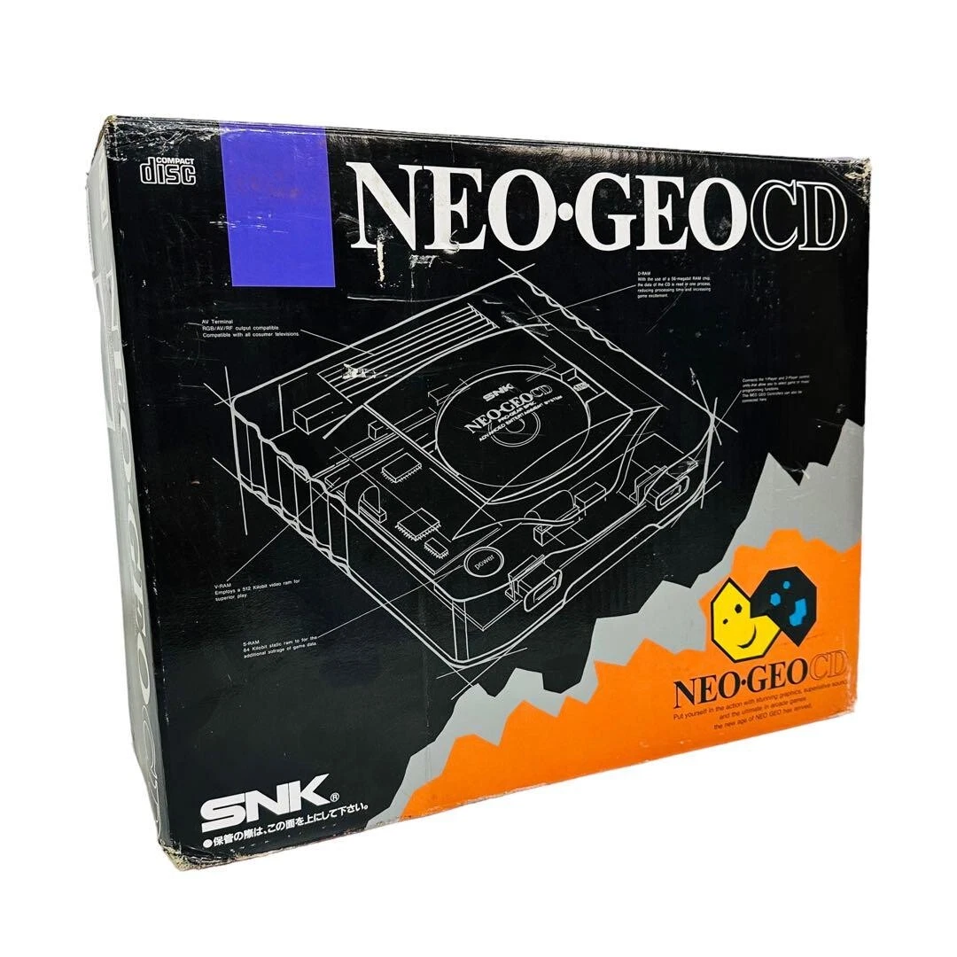 Neo Geo CD Console SNK CD-T01 Working Boxed | eBay