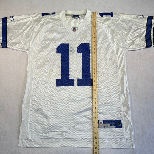 Reebok Dallas Cowboys Football NFL Jersey Men's Large Henson #11 Vintage White - Picture 8 of 10