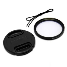 MaximalPower 72mm Front Lens Cap Cover + UV Filter Combo for Canon Nikon Olympus