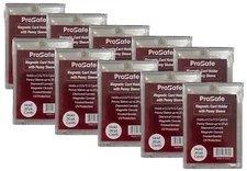 10 PRO SAFE PREMIUM 20pt MAGNETIC UV SAFE Card Holders