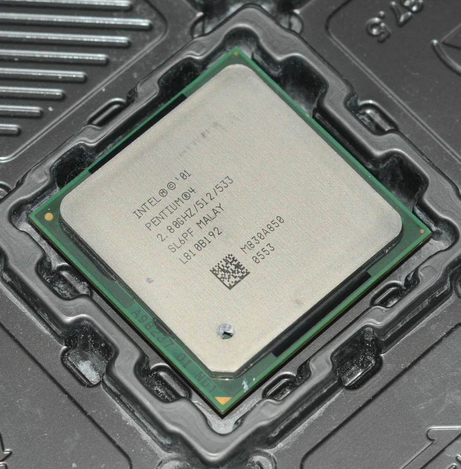 Intel Pentium 4 2.8 GHz 533 MHz 512KB Socket 478 SL6PF free shipping - Image 2 of 4