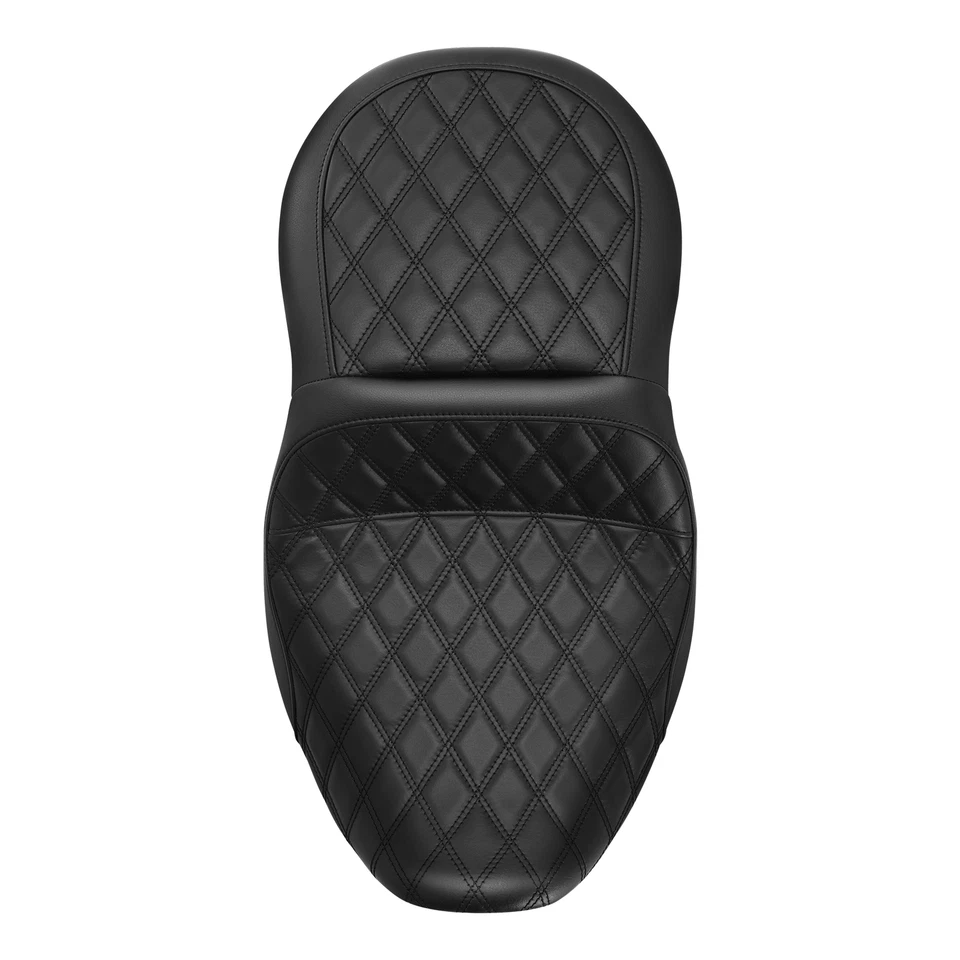 Asiento de conductor pasajero apto para Harley Touring Street Road Glide 2024-Up 25 negro Foto 4 de 4