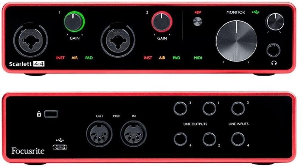 DTM・DAW Focusrite Scarlett 4i4 3rd Gen Focusrite SCARLETT 4i4 (3rd Gen)