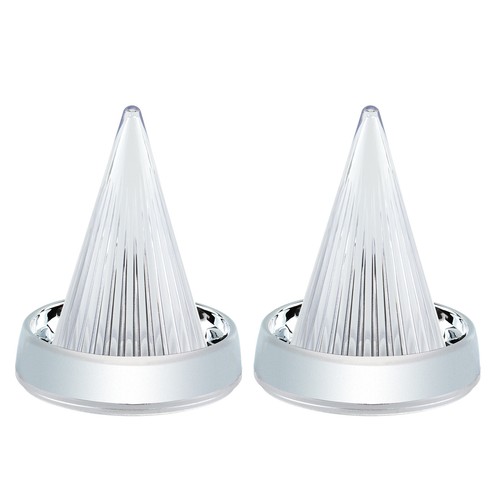 2PCS Turn Signal Light Lens Cover Bezels Ring For Harley Road King Electra Glide - Picture 4 of 36