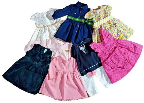 6-Month Baby Girl Clothing Lot of 5 Dresses+, Ralph Lauren, Carter's ~ Pre-Owned