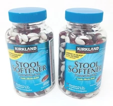 Kirkland Signature Stool Softener 100 mg, 400 Softgels - PACK OF 2