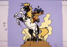 Vintage Stereo Realist Photo 3D Stereoscopic Slide VIEW-MASTER YAKARI Art Cels