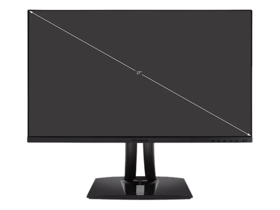 ViewSonic VP2756-4K 27 Inch Premium IPS 4K Frameless Ergonomic Monitor with Colo - Image 2 of 4