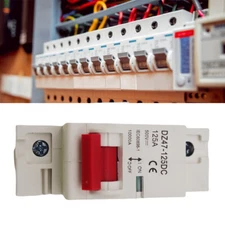 125AMP Miniature Mini Circuit Breaker DC MCB Din Rail 1 Pole Air Switch 500v