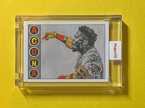 2021 TOPPS PROJECT 70 RONALD ACUNA JR. BY LAUREN TAYLOR #422 BRAVES