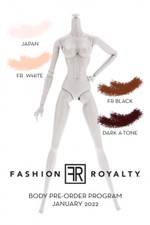 Fashion Royalty Nu face Poppy Parker Integrity Toys Doll Body