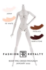 Fashion Royalty Nu face Poppy Parker Integrity Toys Doll Body