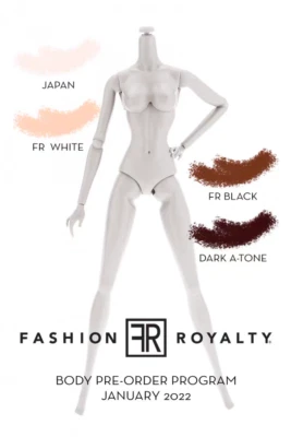 Fashion Royalty Nu face Poppy Parker Integrity Toys Doll Body